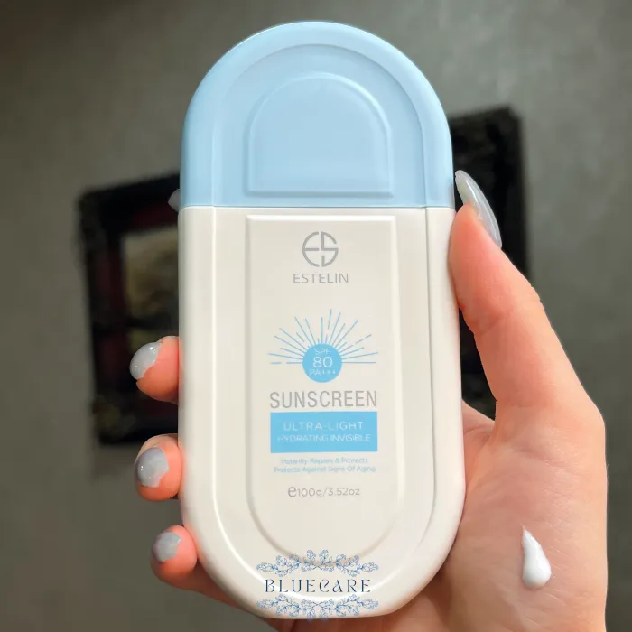 کرم ضد آفتاب فلوئیدی استلین بدون رنگ 100میل SPF80